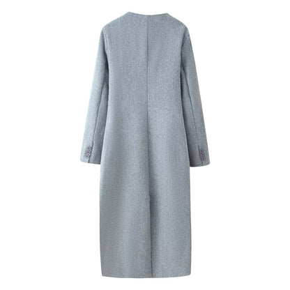 Multi Breasted Long Coat | Tajstylo