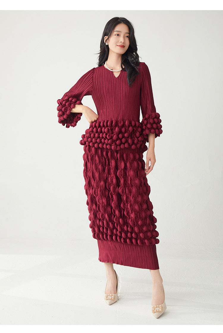 Elegant Two-Piece T-Shirt and Fitted Skirt Set | Tajstylo