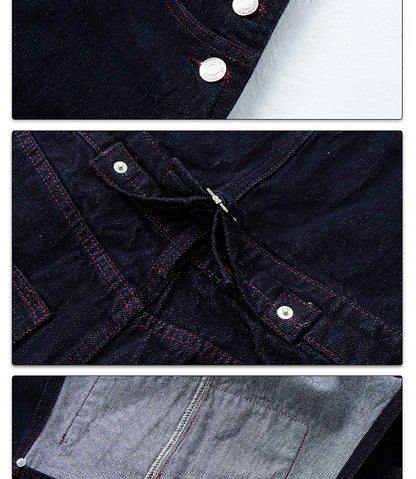 Distressed Denim Overalls | Tajstylo