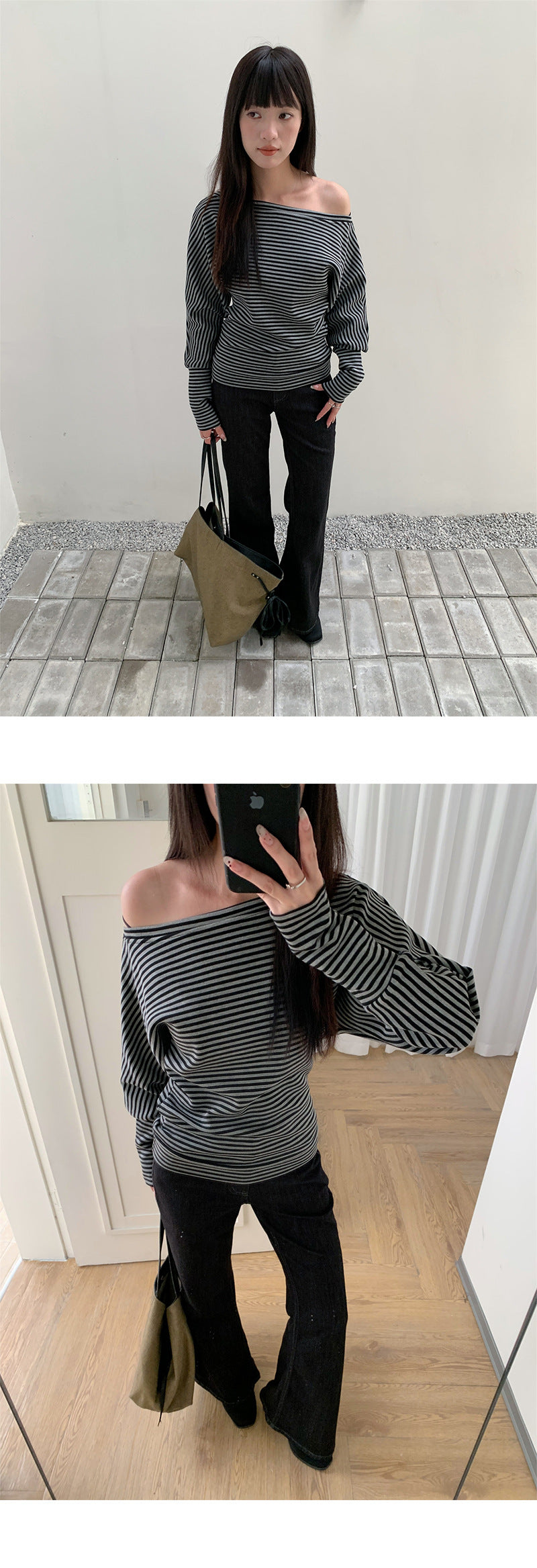 Retro Double Buckle Flared Jeans | Tajstylo