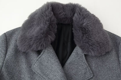 Casual Wool Blend Coat | Tajstylo