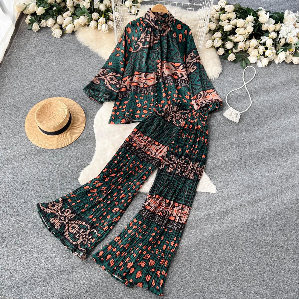 Chic Two Piece Set Top and Pants | Tajstylo