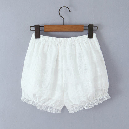 Baby Collar Pleated Top and Cake Layer Shorts Set | Tajstylo