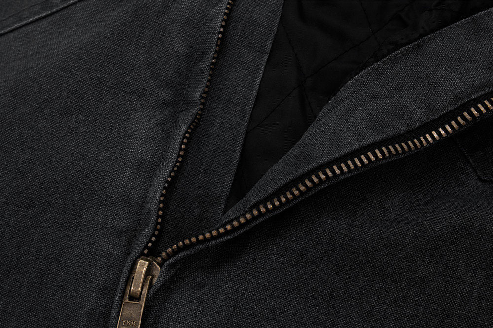 Color Block Denim Workwear Jacket | Tajstylo