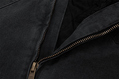 Color Block Denim Workwear Jacket | Tajstylo