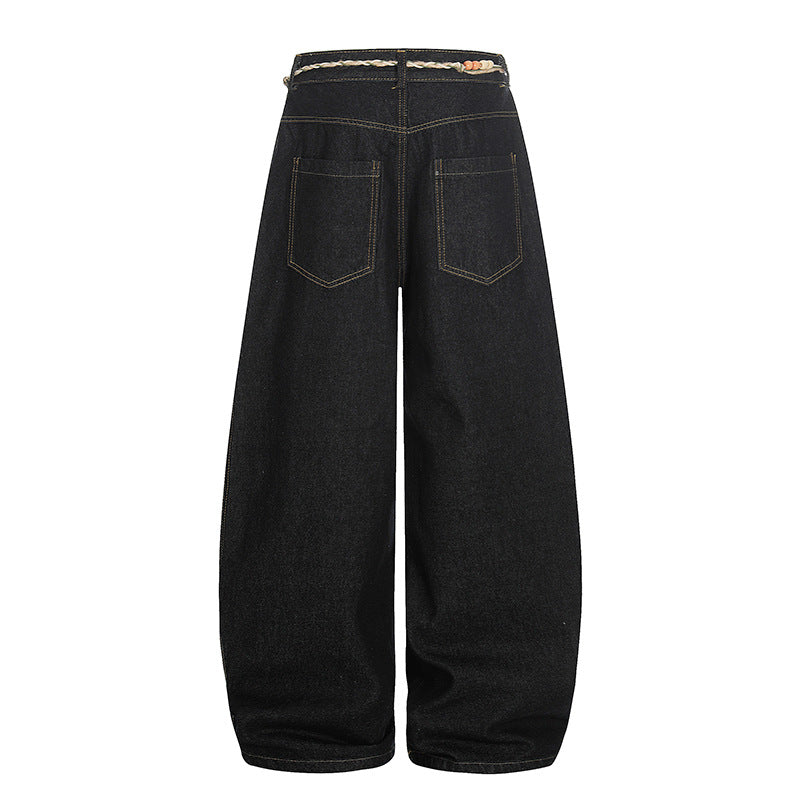 Pleated Wide Leg Casual Pants | Tajstylo
