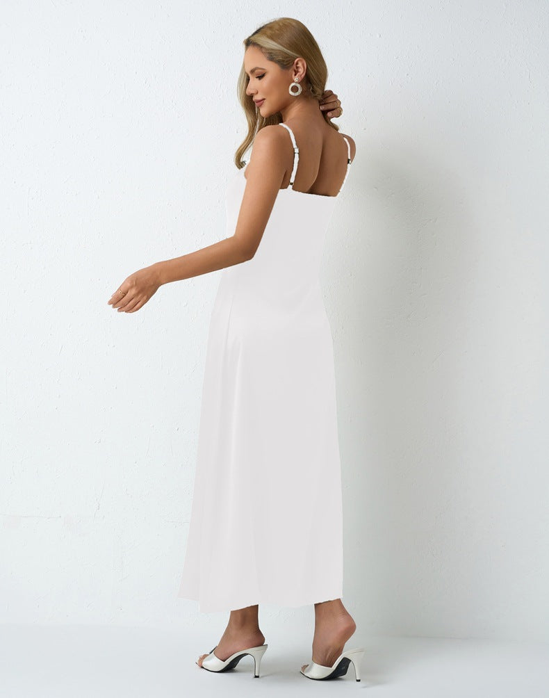 Pleated Sleeveless Dress | Tajstylo