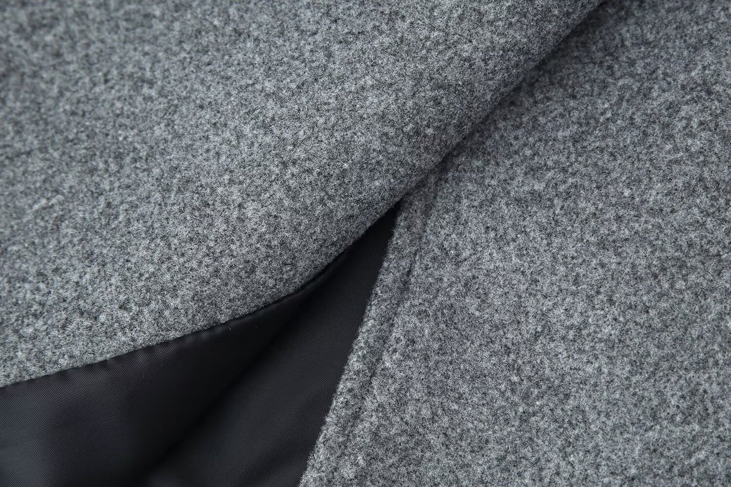 Casual Wool Blend Coat | Tajstylo