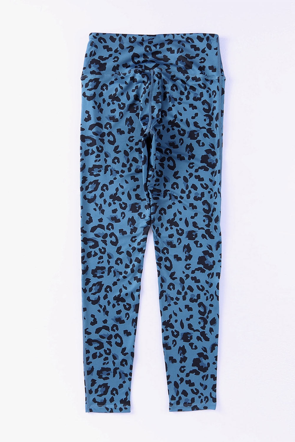 Woman wearing Classic Leopard Print Active Leggings in an urban setting