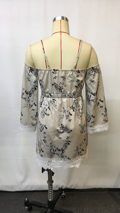 Floral Print Mini Dress | Tajstylo