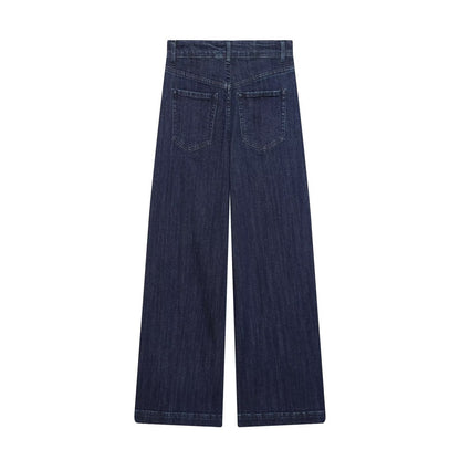 Classic High Waist Wide Leg Jeans | Tajstylo
