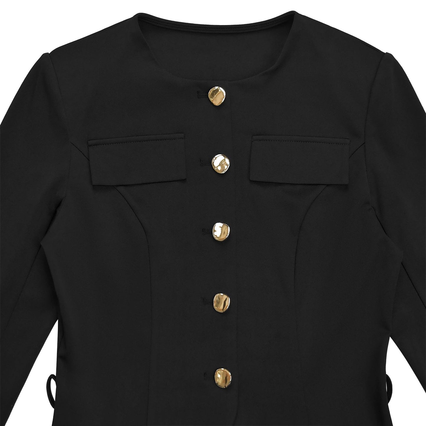 Slimming Belted Long Sleeve Top and Pants Set | Tajstylo