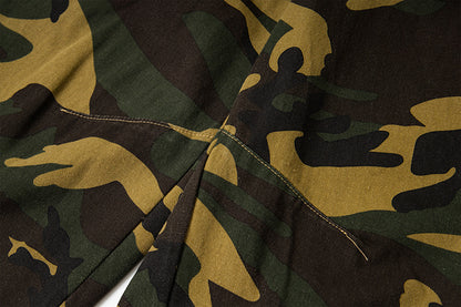 Camouflage Straight Leg Casual Pants | Tajstylo