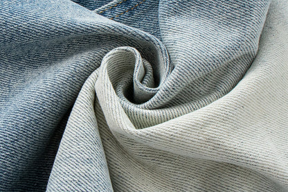 Vintage Distressed Straight Leg Denim Pants | Tajstylo