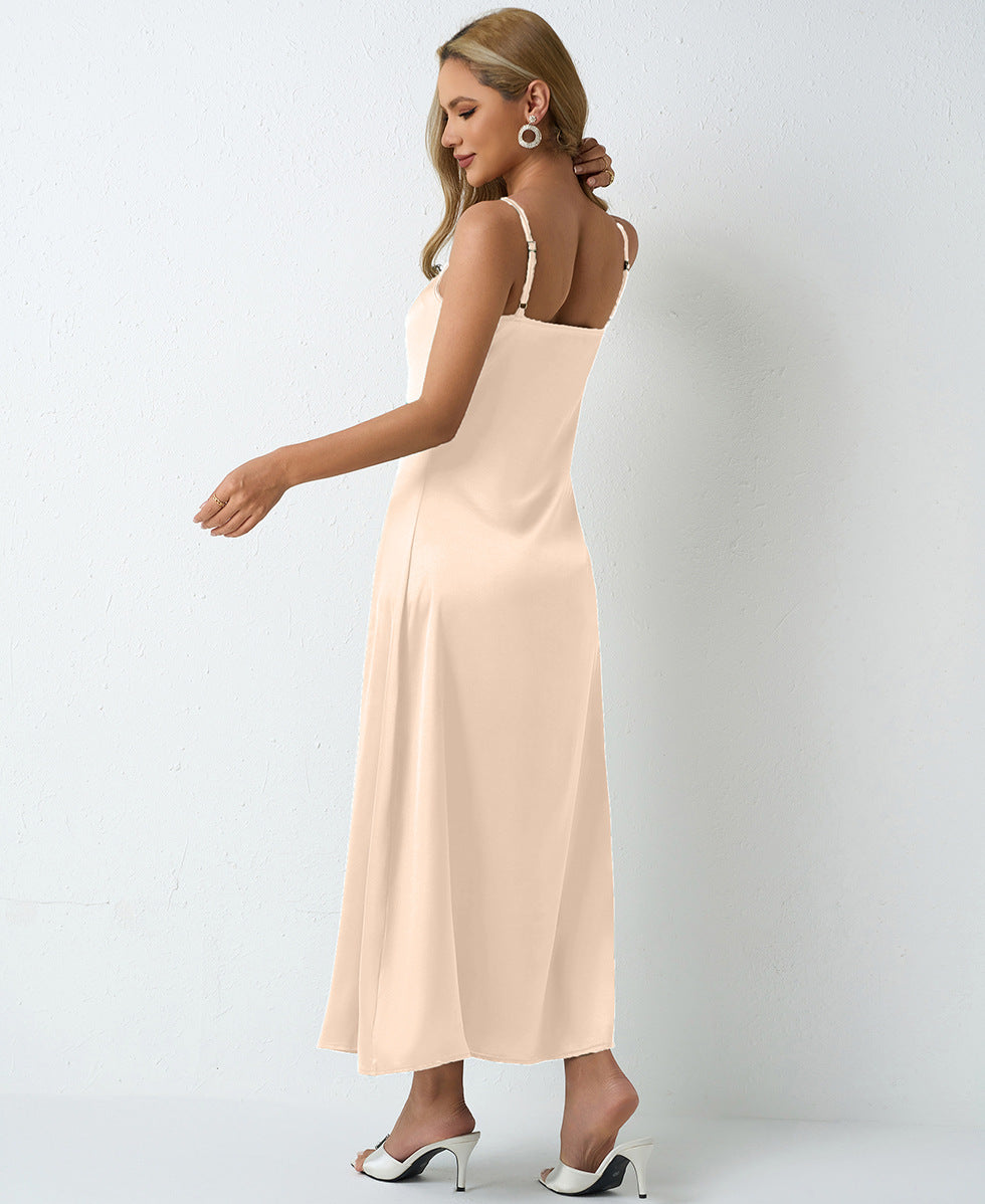 Pleated Sleeveless Dress | Tajstylo