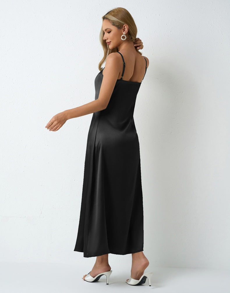 Pleated Sleeveless Dress | Tajstylo