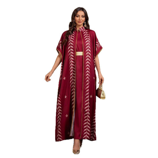Printed Two-Piece Dress Set | Tajstylo