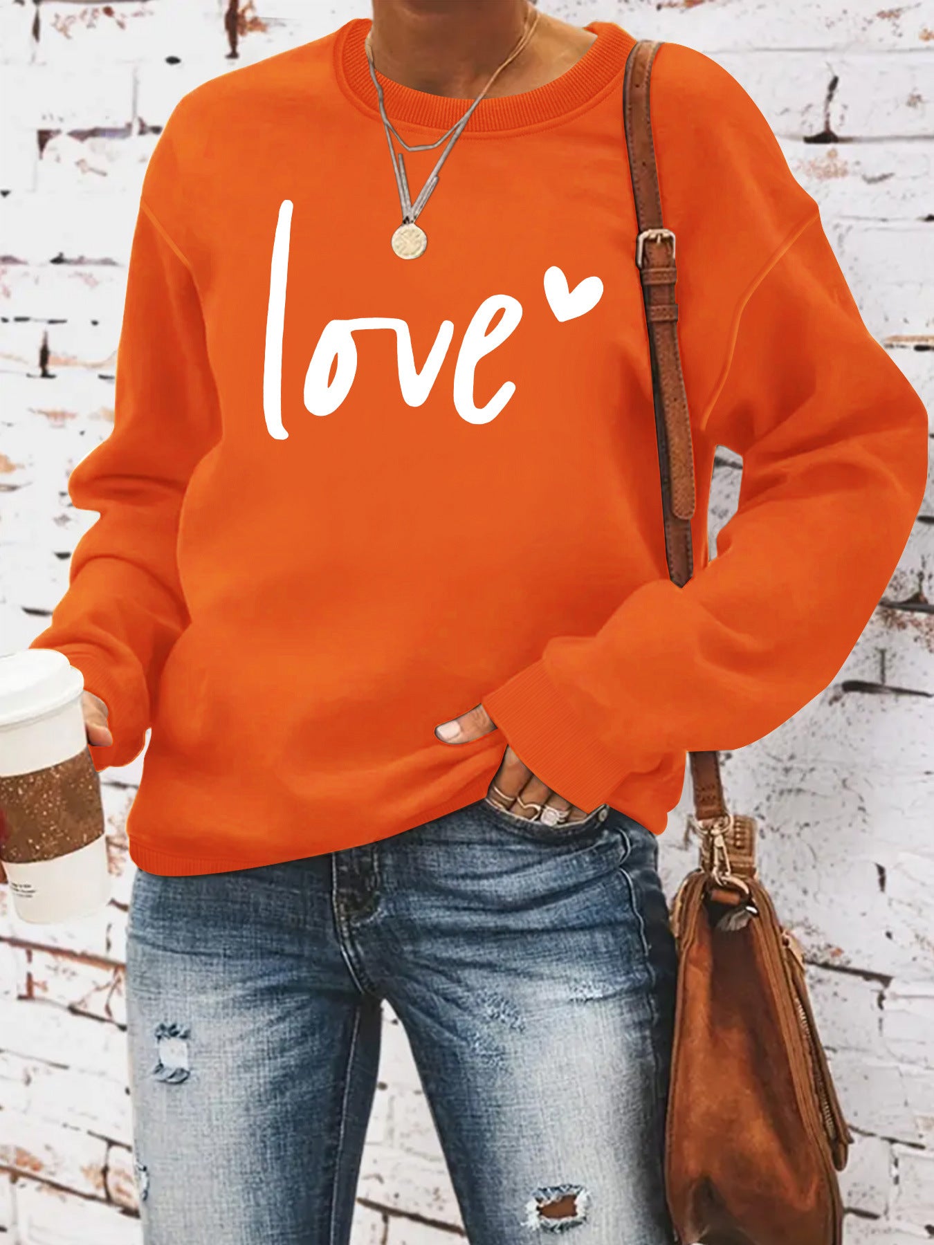 Love Printed Hoodie | Tajstylo