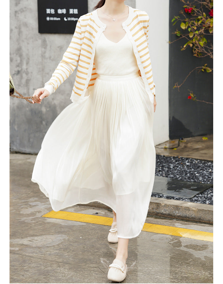 Elegant A-Line Skirt for Women | Tajstylo
