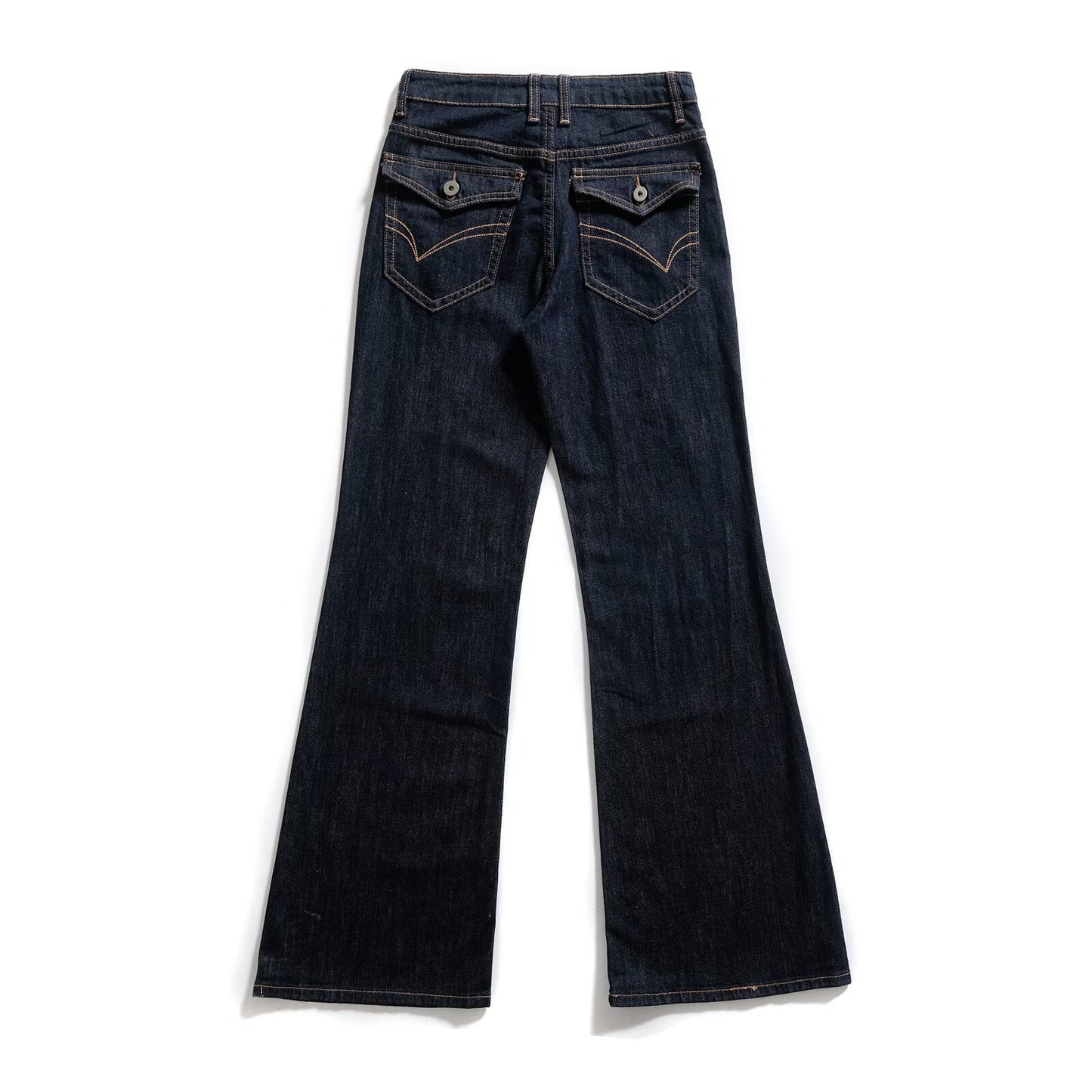 Classic Versatile Denim Flared Pants | Tajstylo