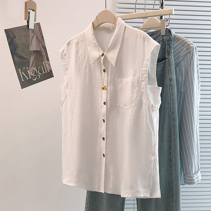 Woman wearing Loose Casual Shirt for Women in a casual setting
