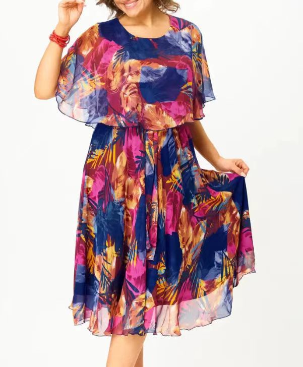Burgundy Mesh Printed Patchwork Dress | Tajstylo