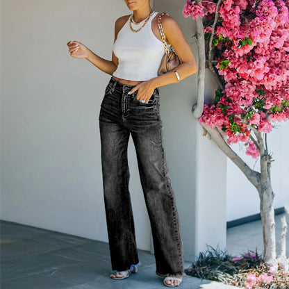 Loose Denim Pants for Women | Tajstylo