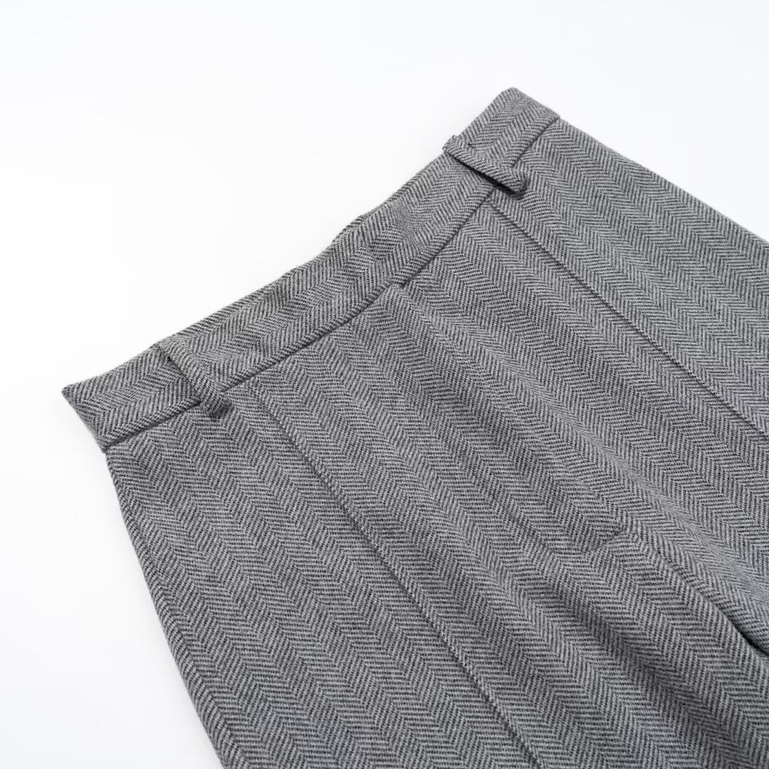 Herringbone A-Line Vest and Flared Leggings Set | Tajstylo