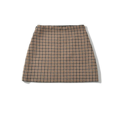 Plaid Casual Loose Jacket Set | Tajstylo