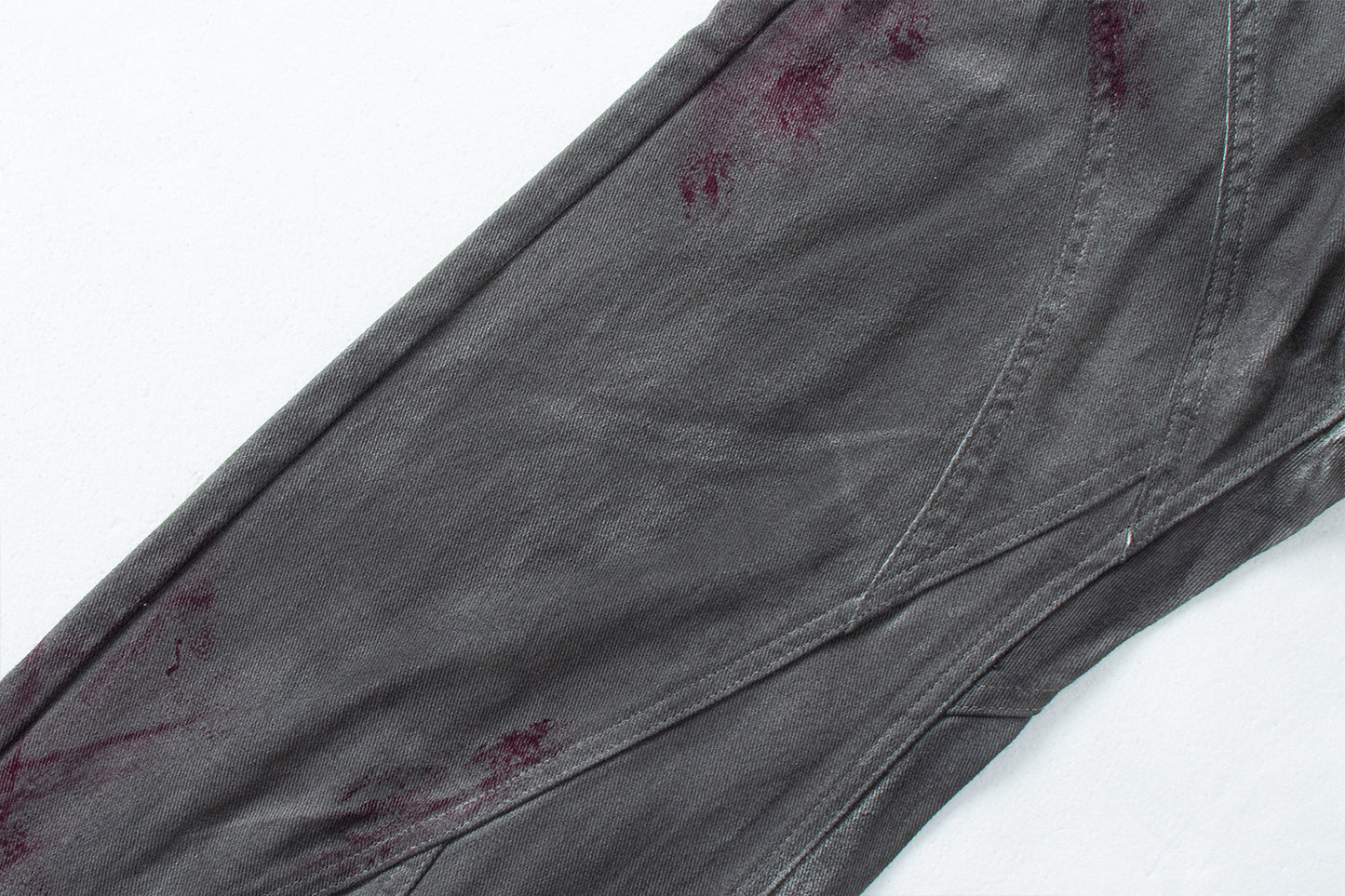Distressed Dyed Wide Leg Jeans | Tajstylo