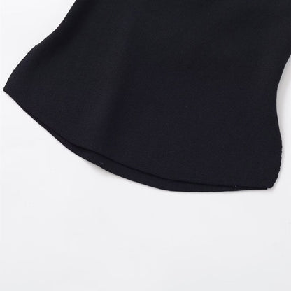 Backless Adjustable Metal Ball Slim Shoulder Top | Tajstylo
