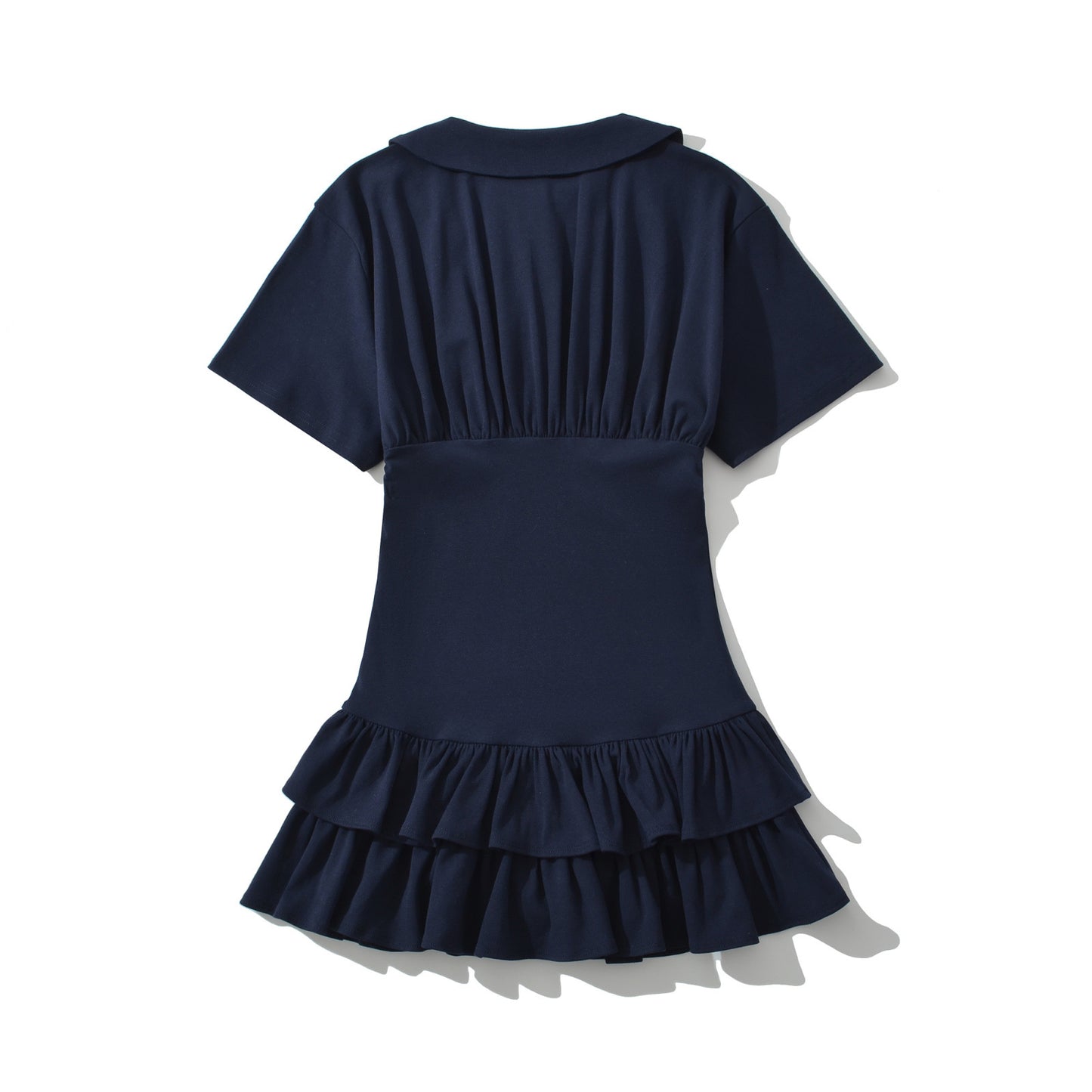 Lotus Leaf Edge Mini Dress | Tajstylo