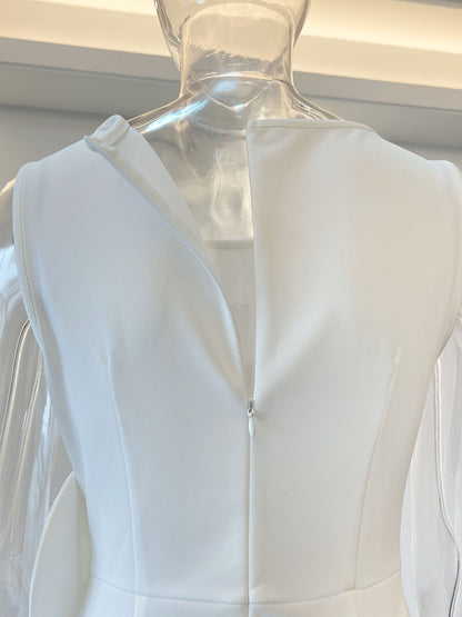 Elegant Butterfly Knot One Shoulder Dress | Tajstylo