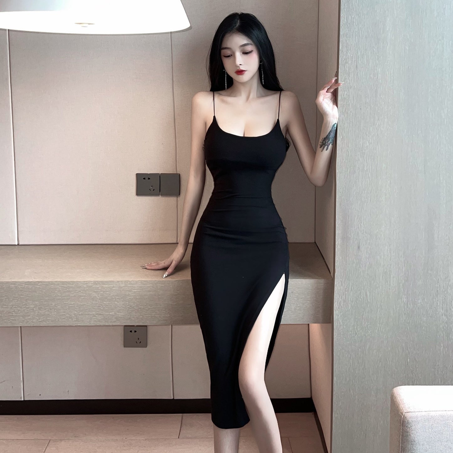 One Shoulder Bodycon Midi Dress | Tajstylo