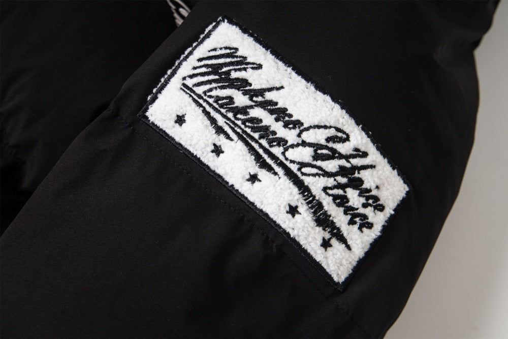 High Collar Zip-Up Winter Jacket | Tajstylo