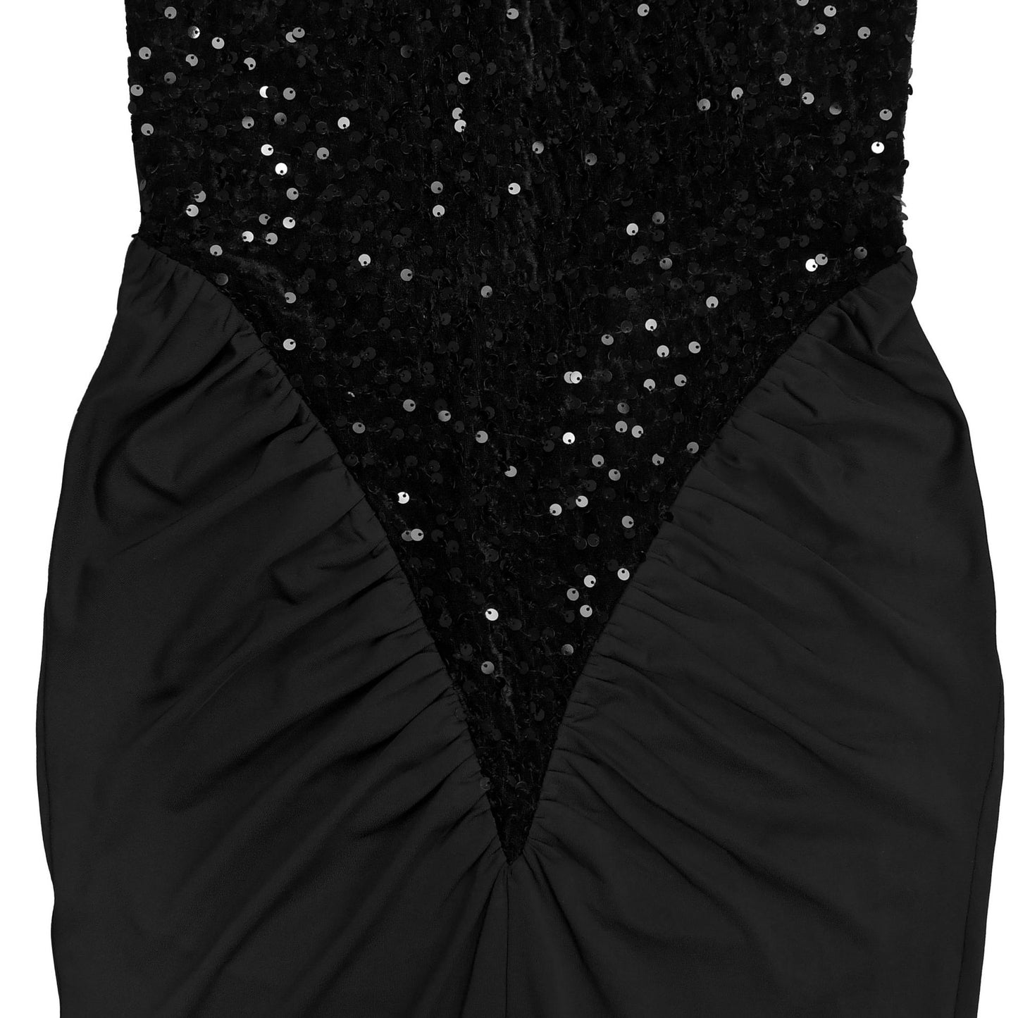 Fitted Sequin Velvet Split Dress | Tajstylo