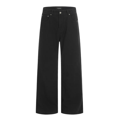 Loose Straight Fit Denim Pants | Tajstylo