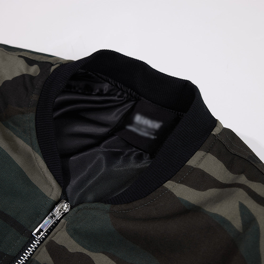 Camouflage Cotton Padded Jacket | Tajstylo