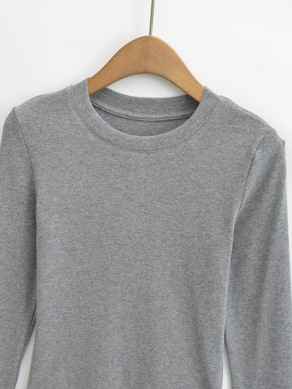 Slim Fit Long Sleeve T-Shirt | Tajstylo
