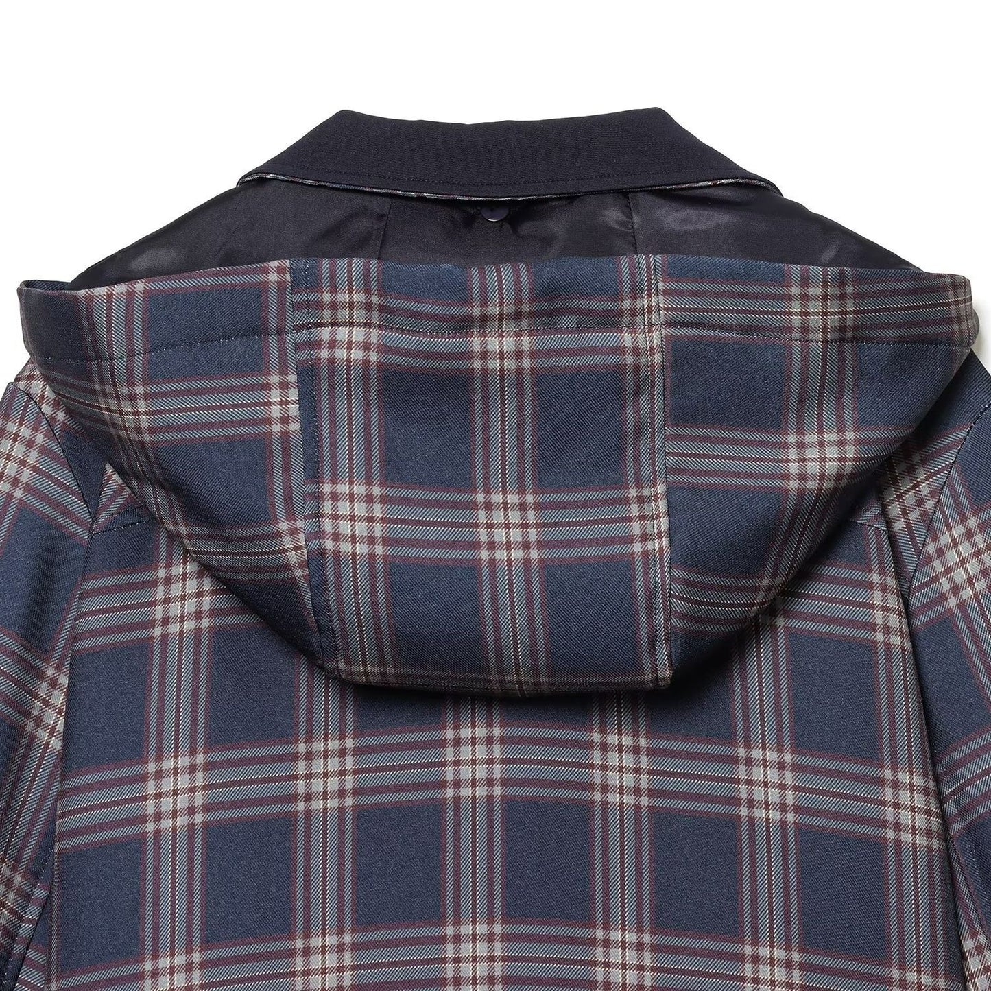 Checkered Hooded Cotton Jacket | Tajstylo