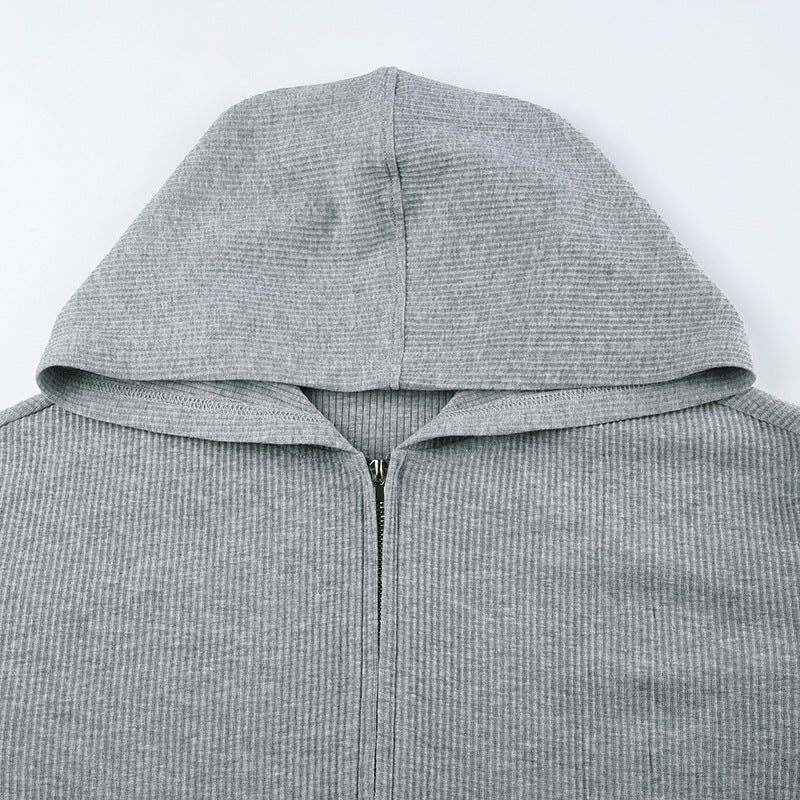 Zipper Hooded Suit for Women | Tajstylo