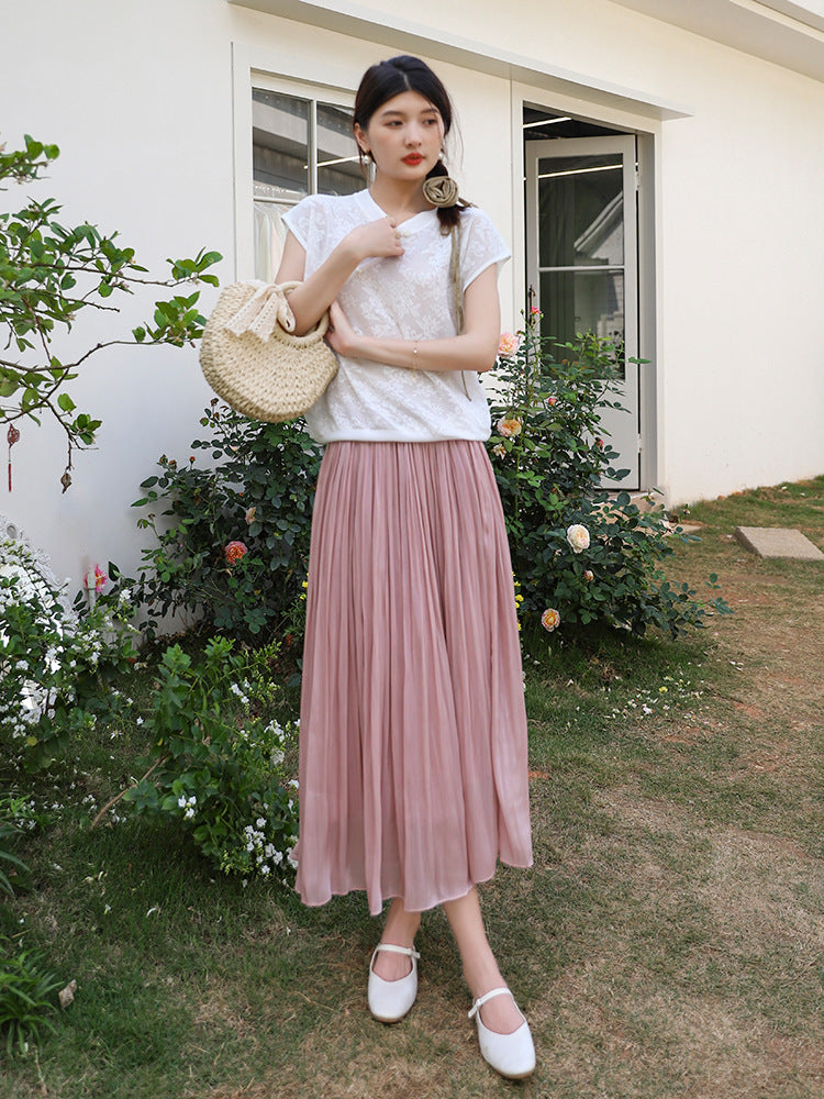 Elegant A-Line Skirt for Women | Tajstylo