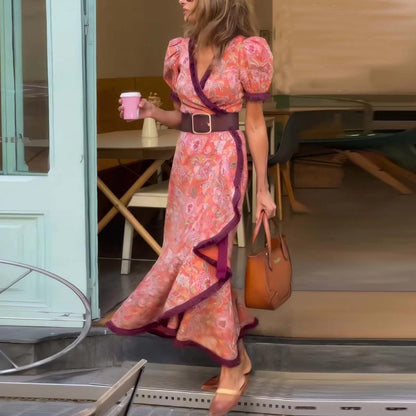 Bohemian Elegant Midi Dress | Tajstylo