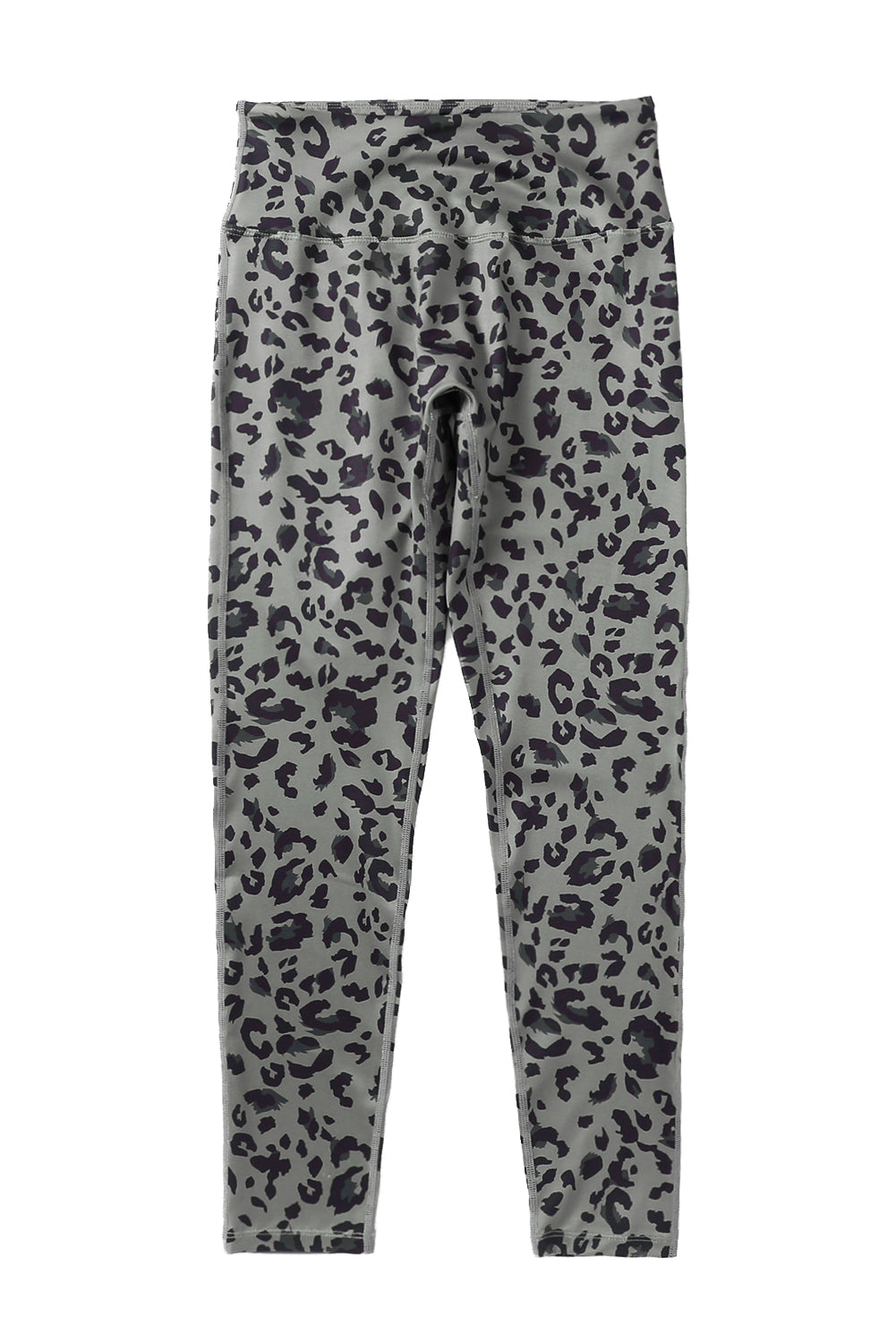 Woman wearing Classic Leopard Print Active Leggings in an urban setting