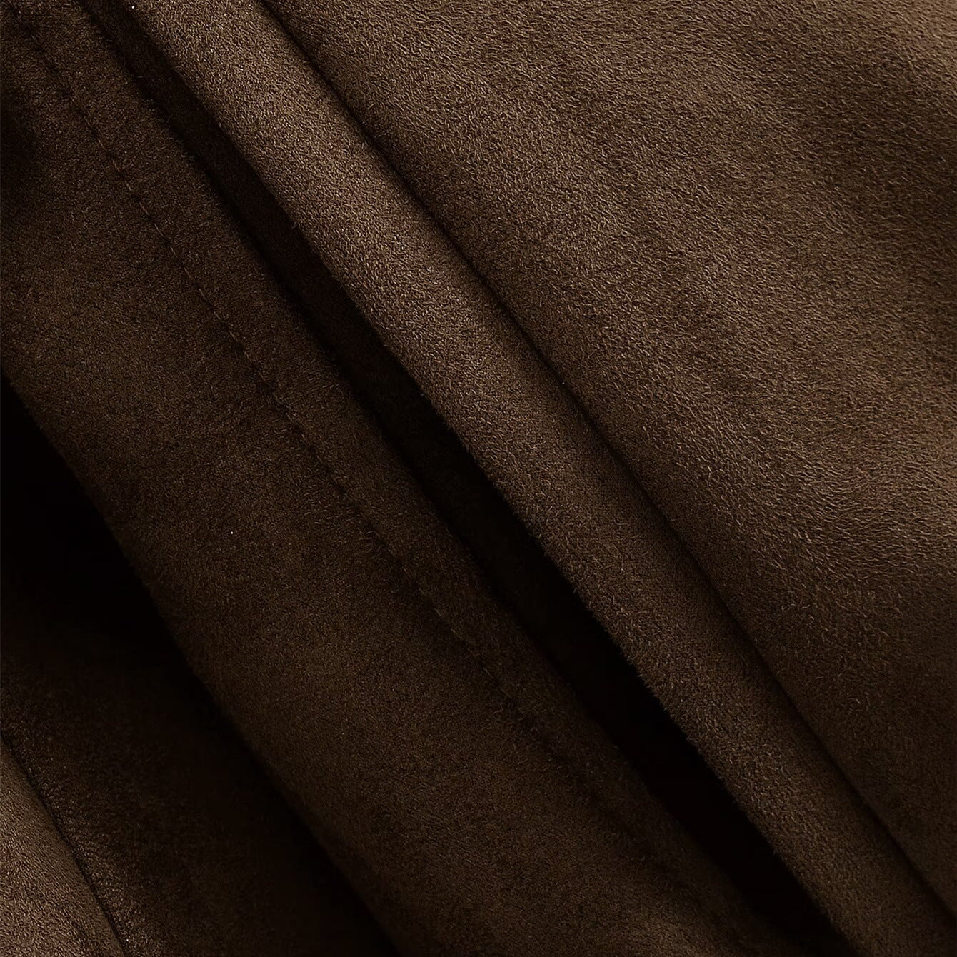 Hooded Suede Look Jacket | Tajstylo