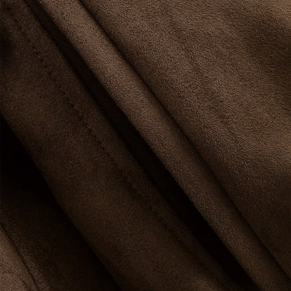 Hooded Suede Look Jacket | Tajstylo