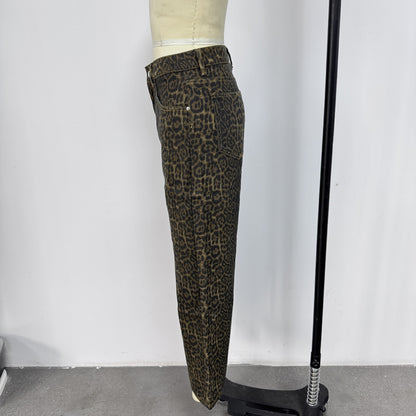 Leopard Print Jeans for Women | Tajstylo