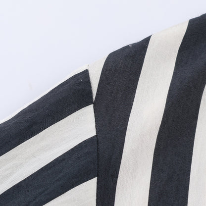 Lace Up Striped Shirt | Tajstylo