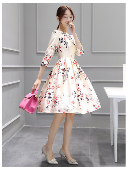 Chic Korean Style Mid Length Dress | Tajstylo