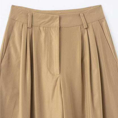 Versatile Pleated Casual Pants | Tajstylo